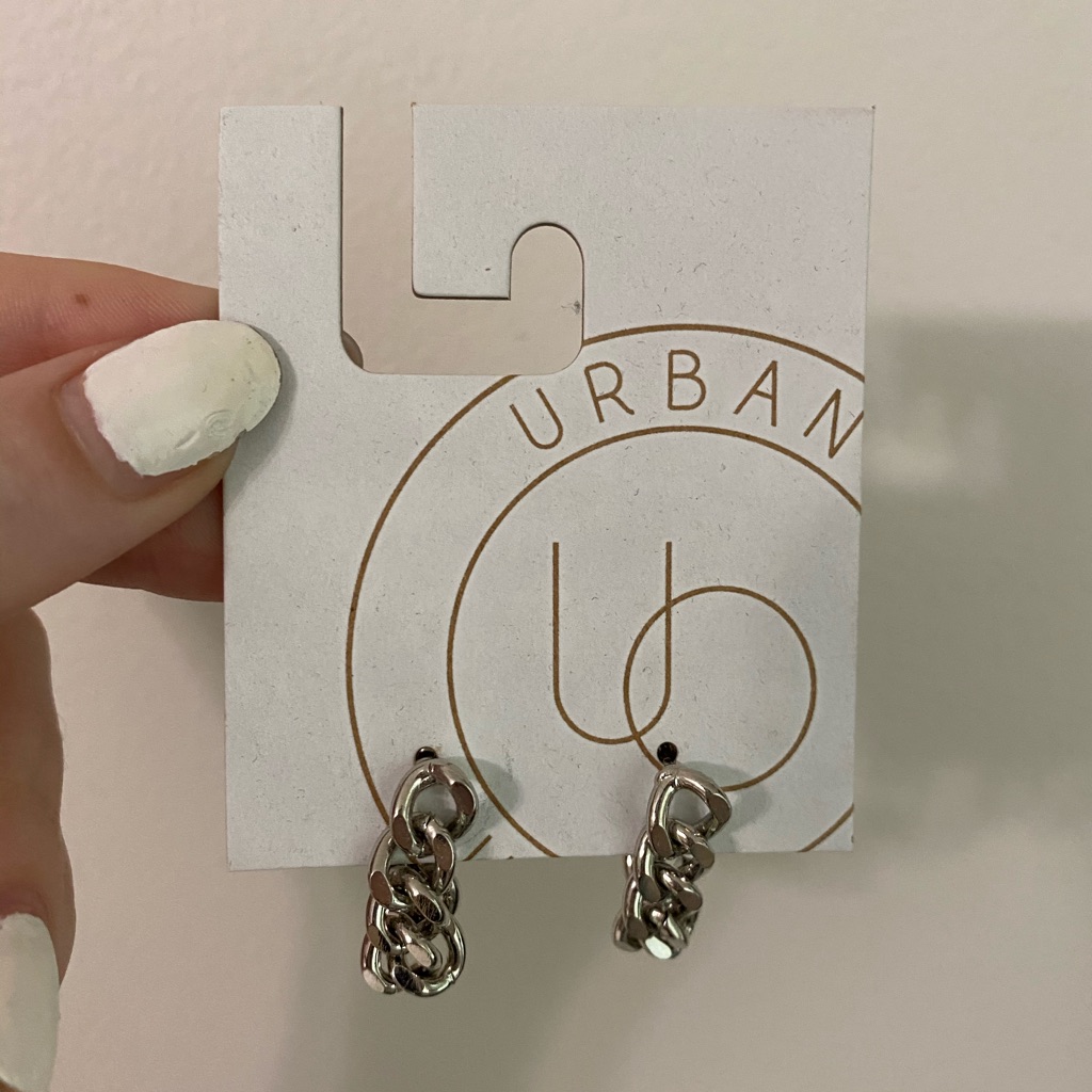 Chunky Dangle Hoops